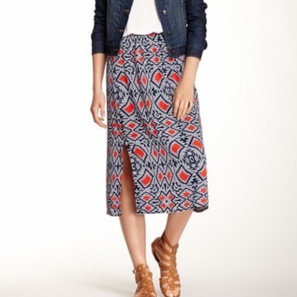 Bold Midi Skirt - Picture 1 of 5